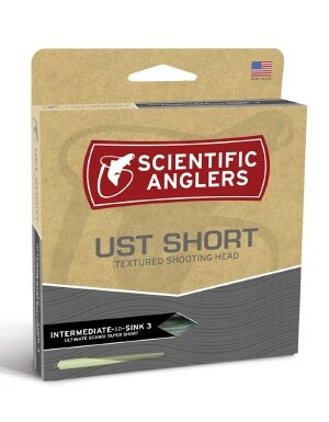 Scientific Anglers UST Short Double Density Float/Sink 3 Line in Orange Dark Green